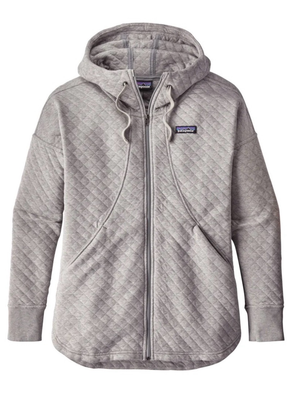 Patagonia Organic Cotton Quilt Hoody Drifter Grey Size Small ** small flaw